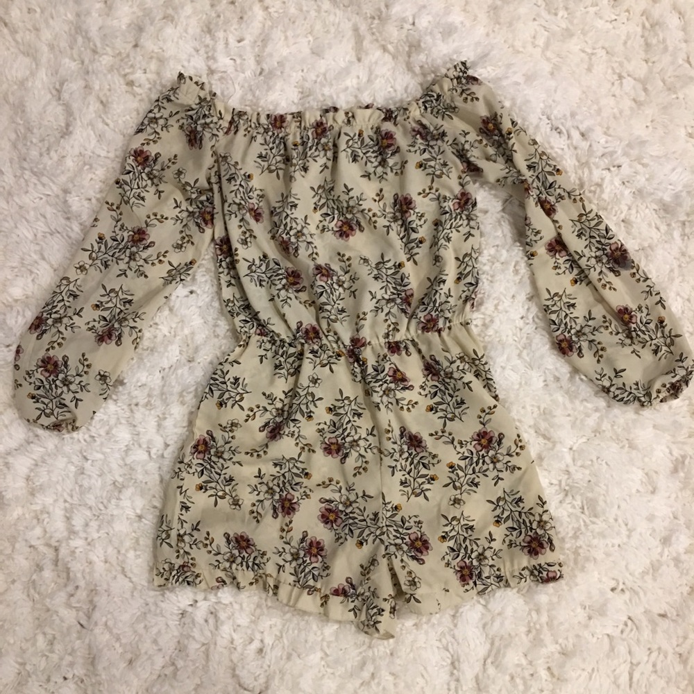 Off the shoulder romper